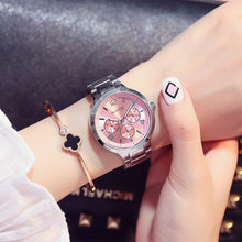 GIMTO Small Brand Rose Gold Women Watch Steel Luxury Ladies Watch Creative Girl Quartz Wristwatch Clock Montre Relogio Feminino